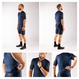 Tricou Force Script maneci scurte Albastru XL - Img 7
