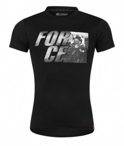Tricou Force Spirit maneci scurte negru L - Img 2