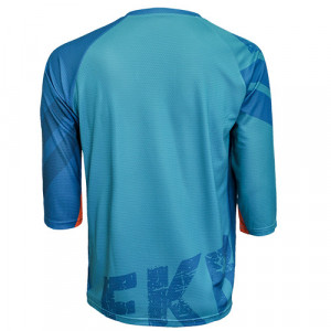 Tricou FUNKIER Dolomiti-K Enduro Kids 3/4 sleeve - Green/Orange 14 ani - Img 3