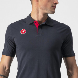 Tricou polo Castelli Race Day, Negru, XL - Img 4