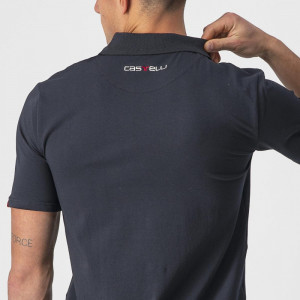 Tricou polo Castelli Race Day, Negru, XXL - Img 5