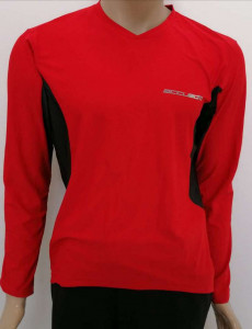 TRICOU SHIMANO MTB MANECA LUNGA RED (S11)