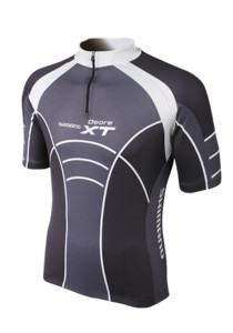 TRICOU SHIMANO XT CU MANECA SCURTA GRI/ALB