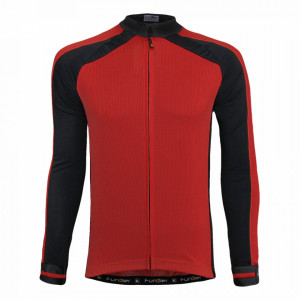 Tricou Termic Ciclism Copii FUNKIER Firenze-LW Winter (L/S) - Red 8 ani - Img 3