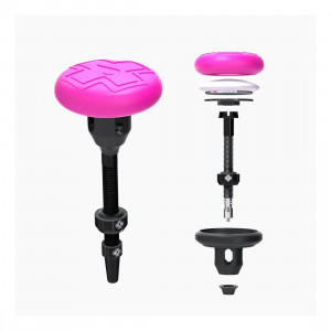 Valva tubeless 44mm Muc-Off Stealth Tubeless Tag Holder cu suport Apple AirTag