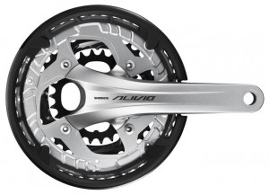 ANGRENAJ PEDALIER SHIMANO ALIVIO FC-T4060 48X36X26T BRAT 175MM PT. 9 VIT. PE SPATE 2-PCS FC COMPATIBIL CHAINCASE FARA BUTUC PEDALIER PT. CHAIN LINE 50MM CU CG AGRINTIU AMBALAT IND.