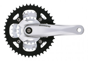 ANGRENAJ PEDALIER SHIMANO DEORE FC-M442-S 44X32X22T BRAT 170MM PT. 9 VIT. PE SPATE INCOMPATIBIL CHAINCASE FARA CG ARGINTIU VRAC