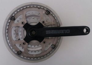 ANGRENAJ PEDALIER SHIMANO FC-TS91 44X32X22T BRAT 170MM CU CG CU SURUBURI (ALLEN) NEGRU VRAC