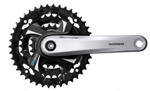 ANGRENAJ PEDALIER SHIMANO TOURNEY FC-TX801 48X38X28T BRAT 165MM PT. 7/8 VIT. PE SPATE FARA CG COMPATIBIL CHAINCASE INCL. SURUBURI ARGINTIU AMBALAT IND.