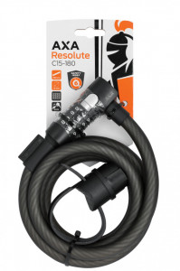 Antifurt Cablu AXA Resolute C15 15mm/180cm - Black