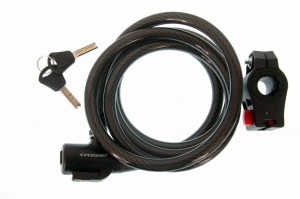 Antifurt Cablu CROSSER CL-823 12mm/180cm - Black - Img 2