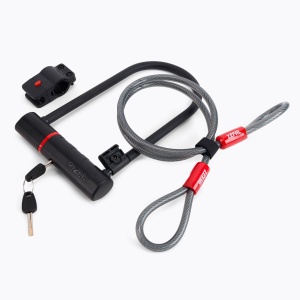 Antifurt U-Lock ZEFAL K-Traz U11 11mm + Cablu 10mm/120cm - Grey/Black - Img 4