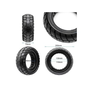 Anvelopa plina trotineta Ultra-Light E-Wheel 8.5×3 - Black line - Img 2