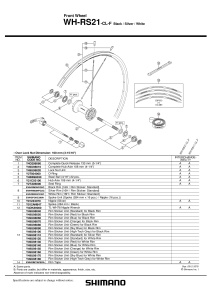 AX BUTUC SHIMANO WH-RS21-CL-F COMPLET 108MM 4-1/4"