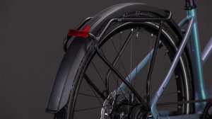 BICICLETA ELECTRICA CUBE EDITOR HYBRID SLT 400X FE TRAPEZE SMARAGDGREY PRISM 2026 50 cm - Img 4