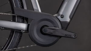 BICICLETA ELECTRICA CUBE NURIDE HYBRID PERFORMANCE 600 SLABGREY BLACK 2026 54 cm - Img 4