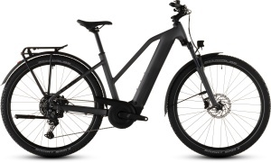 BICICLETA ELECTRICA CUBE NURIDE HYBRID PERFORMANCE 600 TRAPEZE SLABGREY BLACK 2026 58cm