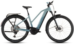 BICICLETA ELECTRICA CUBE NURIDE HYBRID SLX 800 TRAPEZE SKYLIGHT ARUBABLUE 2026 54 cm