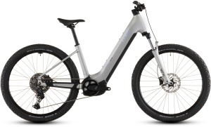 BICICLETA ELECTRICA CUBE REACTION HYBRID ONE 600 EASY ENTRY SLEEKGREY PRISM 2026 cadru M (18") - roti 29