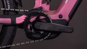 BICICLETA ELECTRICA CUBE STEREO HYBRID ONE22 RACE 800 SHIFTBLUSH BLACK 2026 cadru M (18") - roti 29 - Img 4