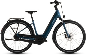 BICICLETA ELECTRICA CUBE SUPREME RT HYBRID COMFORT EX 600 EASY ENTRY NAUTICA PRISM 2026 42 cm