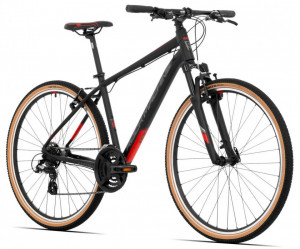 Bicicleta Rock Machine Crossride 100 29 Matte Black/Dark Grey/Brick Red 18.0 - (M) - Img 3