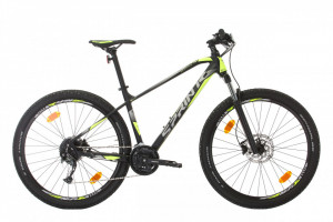 Bicicleta Sprint Apolon 29 Negru Mat/Cyan/Verde Neon 480 mm - Img 2