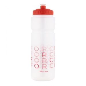 Bidon Force ENJOY 750ml, transparent-rosu