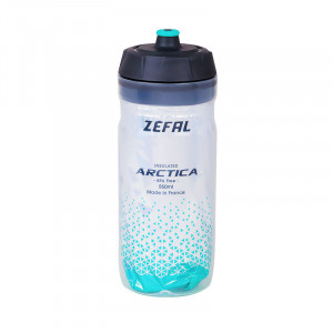 Bidon ZEFAL Arctica 55 Grip-Cap 550ml - Silver/Caraibean Green