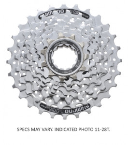 BLOC DE PINIOANE PE CASETA SHIMANO CS-HG51 8 VIT. 11-13-15-17-20-23-26-30T(AN) VRAC
