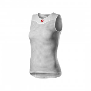Bluza corp fara maneci Castelli PRO Issue 2 W SL, de dama, Alb, S