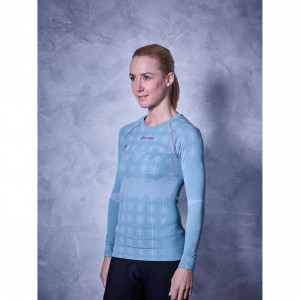 BLUZA DE CORP CUBE RACE BE COOL L/S GREY PINK M - Img 3