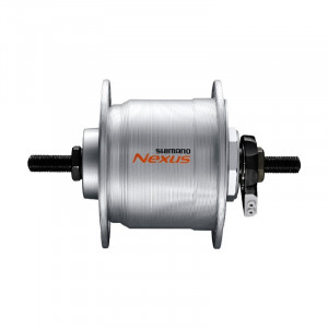 BUTUC CU DINAM SHIMANO NEXUS DH-C3000-3N-NT 6V/3.0W 32H 100X140MM E2 TERMINAL INCL. SM-DH10 ARGINTIU AMBALAT IND.