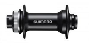 BUTUC FATA SHIMANO HB-MT400-B 32H OLD 110MM AX E-THRU 15MM (FARA AX) PT. ROTOR CENTER LOCK (FARA PIULITA DE STRANGERE) AMBALAT IND.