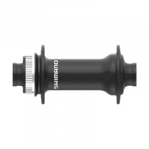 BUTUC FATA SHIMANO HB-MT410 36H OLD 100MM AX E-THRU 15MM (FARA AX) PT. ROTOR CENTER LOCK FARA PIULITA DE STRANGERE NEGRU AMBALAT IND.