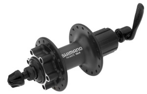 BUTUC SPATE SHIMANO DEORE FH-M475L 32H 8/9 VIT. OLD 135MM AX 146MM QR 170MM PT. ROTOR 6-SURUBURI LOGO SHIMANO NEGRU AMBALAT IND.