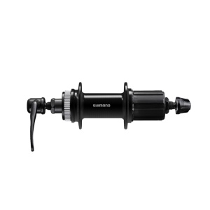 BUTUC SPATE SHIMANO FH-QC400-HM CENTER LOCK DISC FARA PIULITA DE STRANGERE 32H OLD:135MM QR:173MM(BLACK) BLACK CU ROTOR MOUNT COVER AMBALAT IND.
