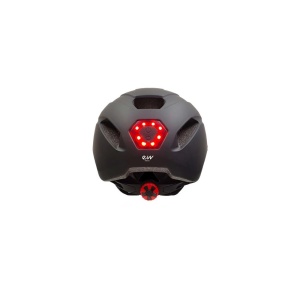 Casca cu lumini fata/spate CP02 Neagra One Size - Img 3