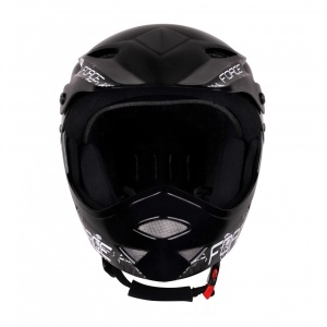 Casca Force Downhill Junior negru lucios S-M (54-58 cm) - Img 4