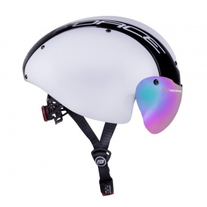 Casca Force Globe Timetrial alb/negru L-XL (58-62 cm) - Img 3