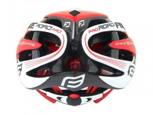 Casca Force Road Junior, alb-rosu, XS-S (48-54 cm) - Img 3