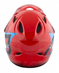 Casca Force Tiger Downhill Red/Black/Bleu S-M (57-58 cm) - Img 3