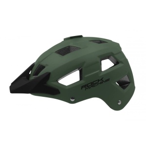 Casca Rock Machine Trail negru/verde inchis M-L (58-61 cm) - Img 9