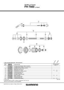 CASETA SHIMANO FH-T660