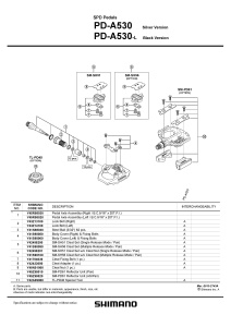 CATADIOPTRII PEDALE SHIMANO SM-PD61 1 PER. - Img 2