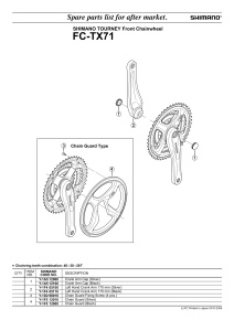 CHAIN GUARD SHIMANO FC-TX71 ARGINTIU - Img 2