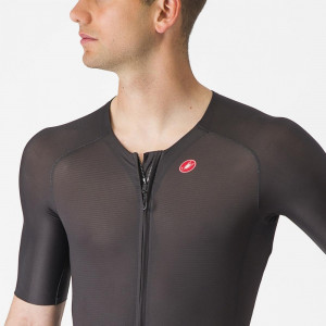 Combinezon cu maneca scurta Castelli Sanremo BTW Speed, Negru, M - Img 6
