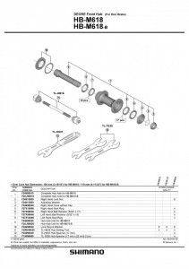 CON SHIMANO HB-M618 DREAPTA CU GARNITURA PT. PRAF - Img 2