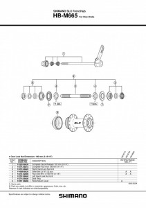 CON SHIMANO HB-M665 CONTRAPIULITA DREAPTA