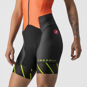 Costum de triatlon fara maneci Castelli Free W Sanremo SL, de dama, Portocaliu/Negru, M - Img 6